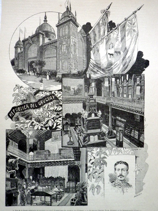 OCELORYT PAŘÍŽ 1889 URUGUAY