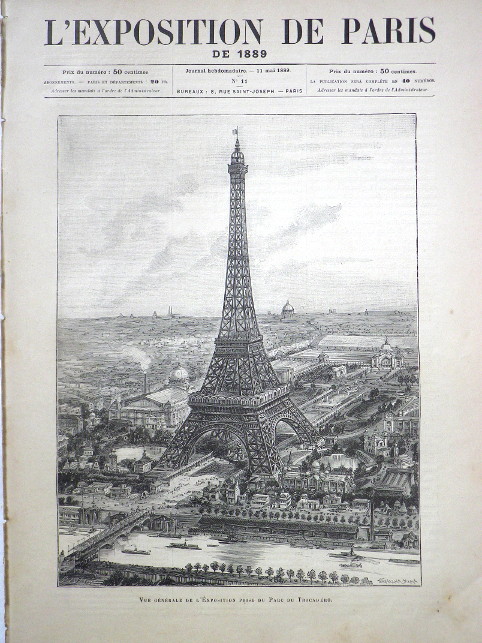 OCELORYT PAŘÍŽ 1889 EIFFELOVA VĚŽ