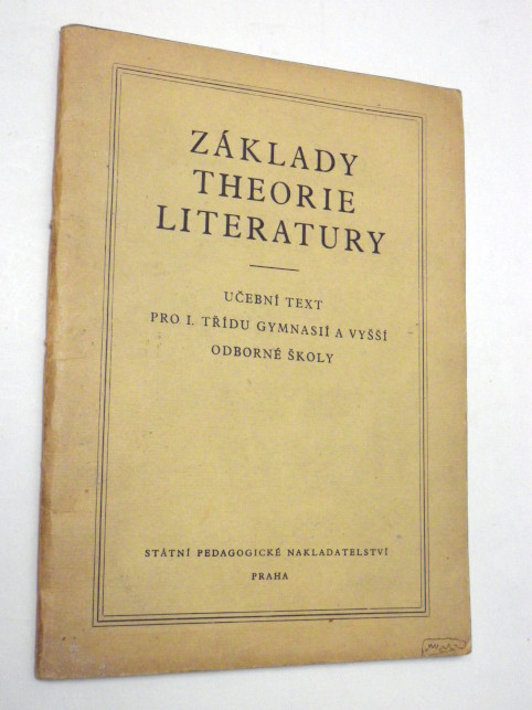 ZÁKLADY THEORIE LITERATURY
