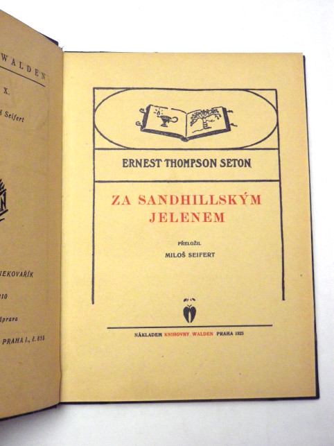 E. T. Seton ZA SANDHILLSKÝM JELENEM