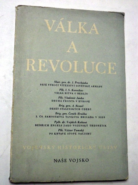 VÁLKA A REVOLUCE