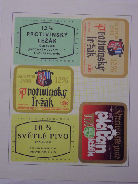 ETIKETY PIVOVAR PROTIVÍN