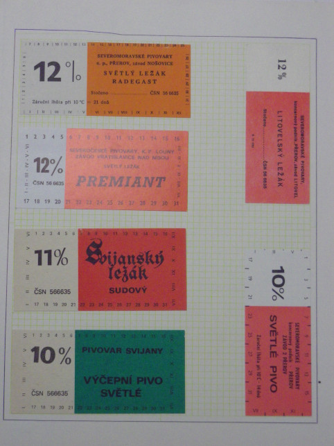 ETIKETY PIVOVAR SVIJANY RADEGAST