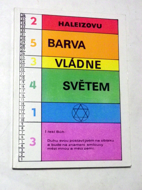 Haleizovu BARVA VLÁDNE SVĚTEM