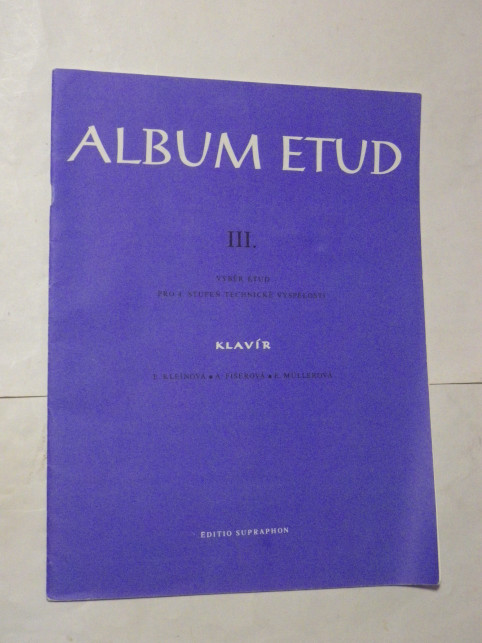 ALBUM ETUD III - VÝBĚR ETUD KLAVÍR