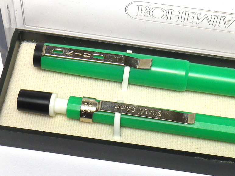 PLNICÍ PERO CENTROPEN 1120 + MIKROTUŽKA SCALA 0,5 mm – ORIGINÁLNÍ SET BOHEMIA WORKS (80. LÉTA)