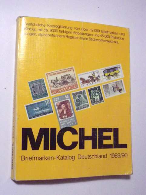 MICHEL BRIEFMARKEN KATALOG DEUTSCHLAND 1989 / 90