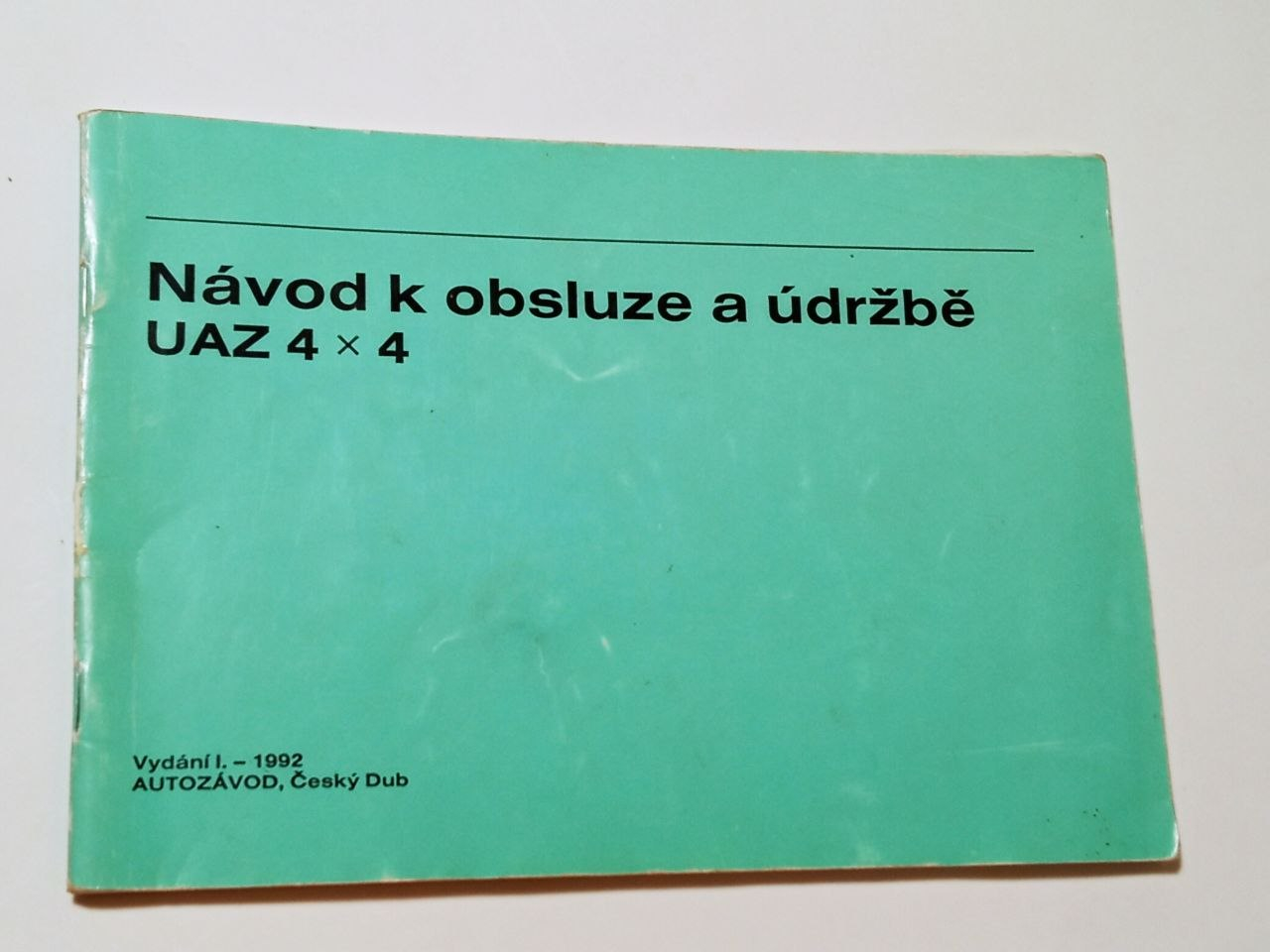 NÁVOD K OBSLUZE A ÚDRŽBĚ UAZ 4x4