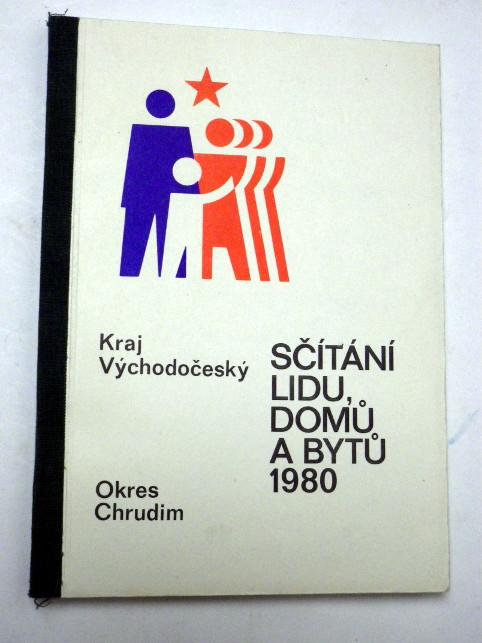 SČÍTÁNÍ LIDU, DOMŮ A BYTŮ 1980 OKRES CHRUDIM