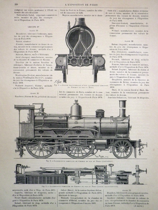 OCELORYT PAŘÍŽ 1889 LOKOMOTIVA